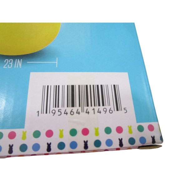 Yellow Easter Bunny Inflatable Classic Peep New 4ft Tall - Picture 11 of 13